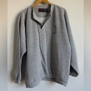 Vintage Crable Classics Golf Henley Pullover Large